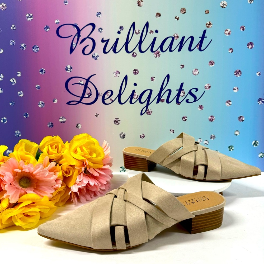 SALE! MICROSUEDE CRISS CROSS MULES
